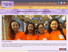 Tablet Screenshot of changenepal.org.np